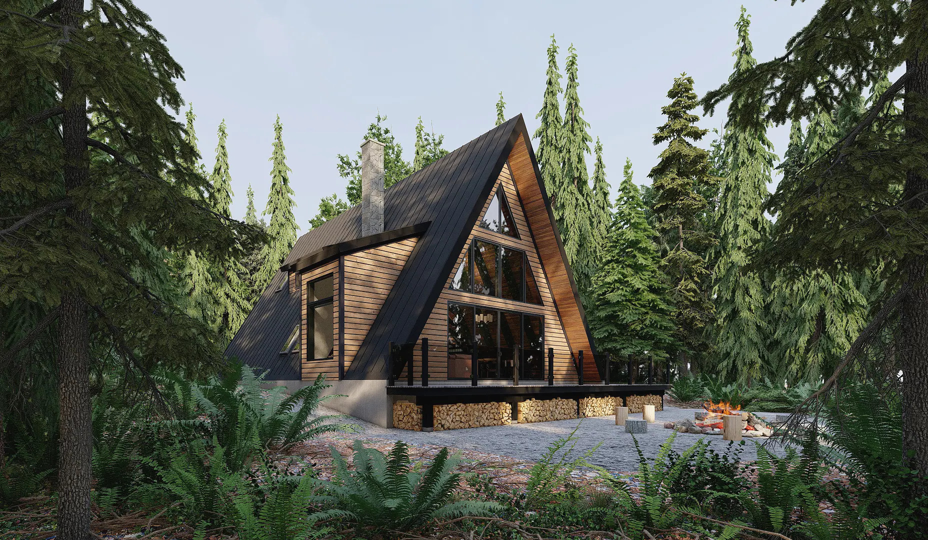 A-Frame Häuser Übersicht