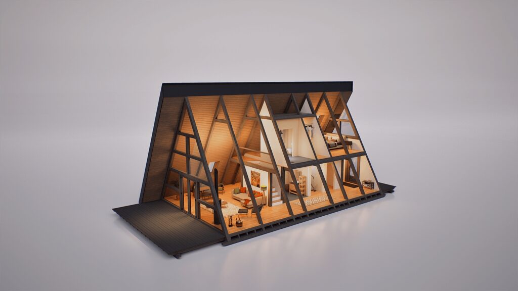 A-Frame A150 Haus - Innenansicht 3