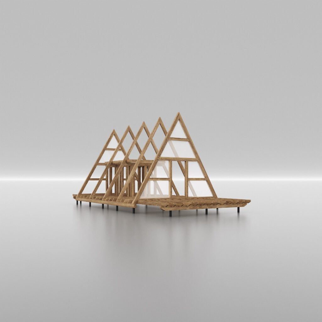 A-Frame A60 Haus - Konstruktion 1