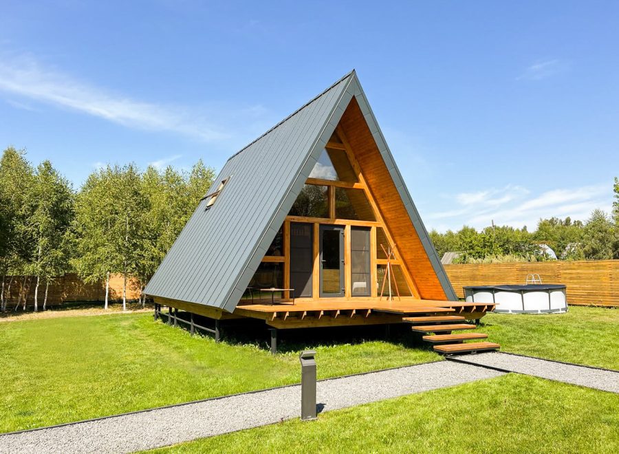 A-Frame A77 Haus - Außenansicht 2