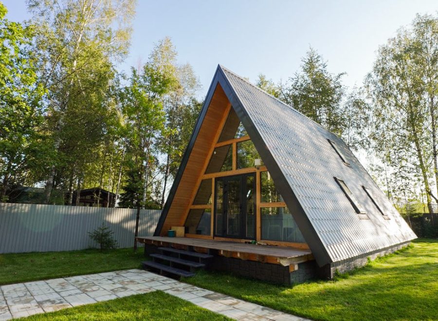 A-Frame A77 Haus - Außenansicht 3