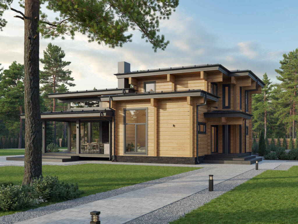 Blockhaus Delia Leimholz - Außenansicht 2