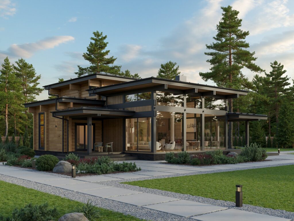 Blockhaus Delia Leimholz - Außenansicht 3