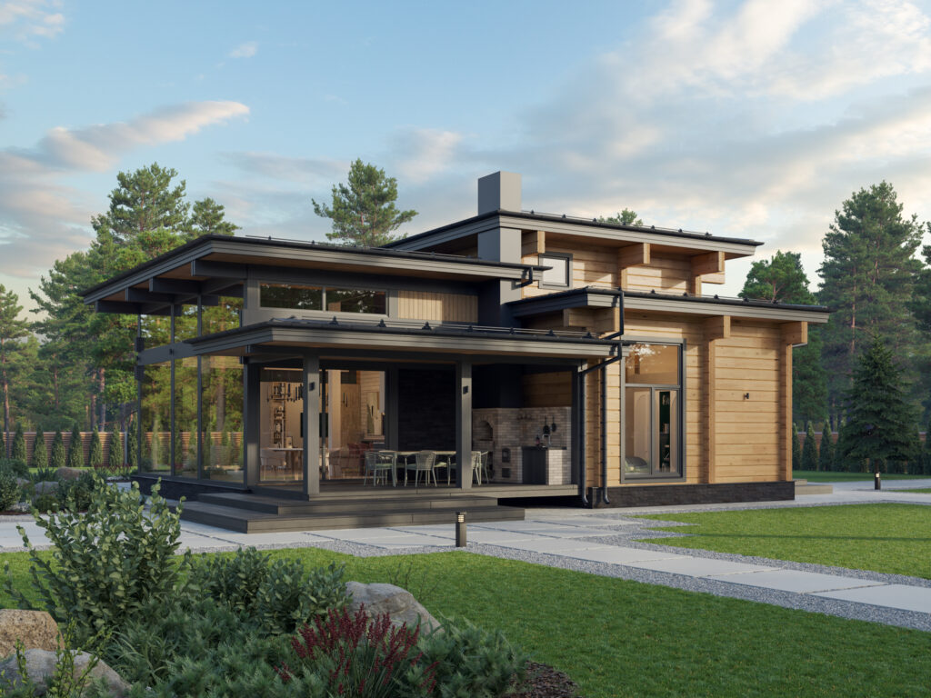 Blockhaus Delia Leimholz - Außenansicht 4