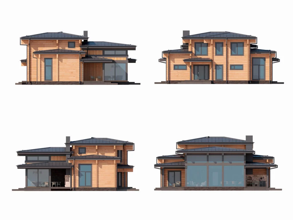 Blockhaus Delia Leimholz - Ansicht