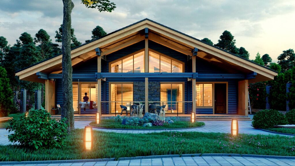 Blockhaus Karl Leimholz - Außenansicht 2