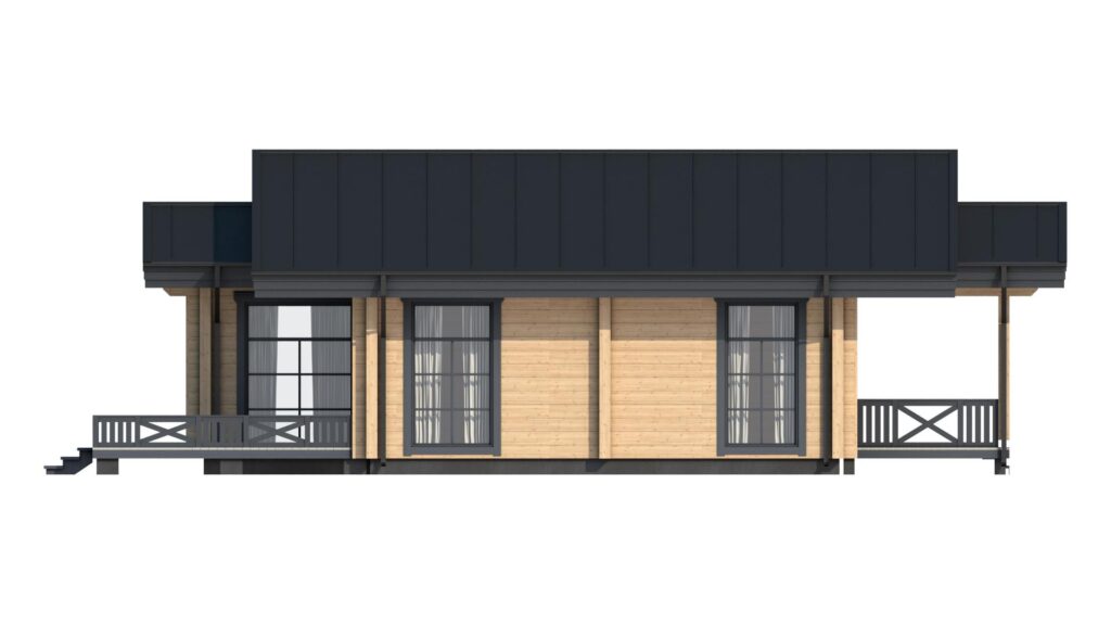 CHALET 002 Leimholz Blockhaus - Rendering 2