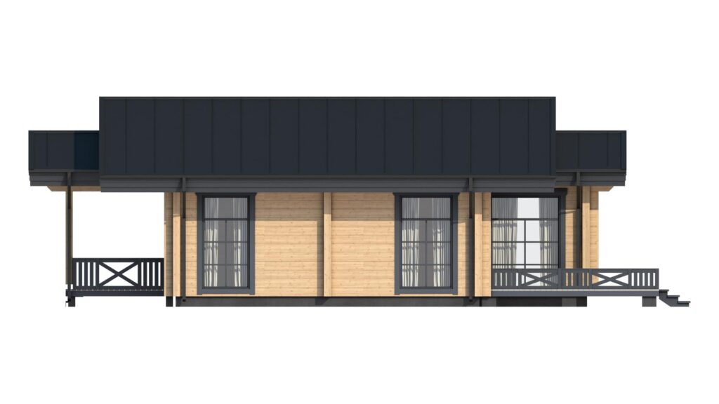 CHALET 002 Leimholz Blockhaus - Rendering 4