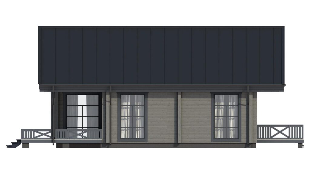 CHALET 188 Leimholz Blockhaus - Rendering 4