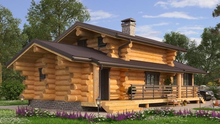 Blockhaus Miodrag Rendering